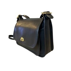 vtg COACH ramblers legacy crossbody bag turnlock H8C-9061 leather brass